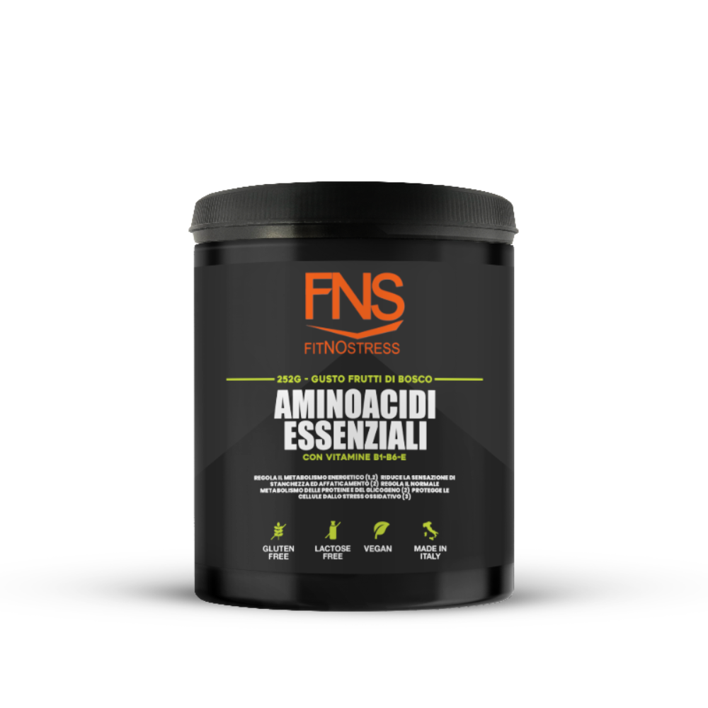 Aminoacidi essenziali 100% Made in italy by FitNoStress