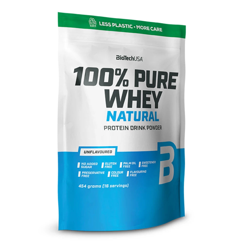 100% PURE WHEY NATURE - 454G BioTech USA