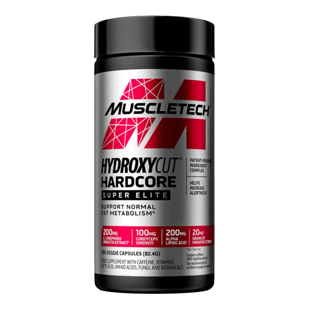 PRO - HYDROXYCUT HARDCORE SUPER ELITE - 100 CAPSULE MuscleTech