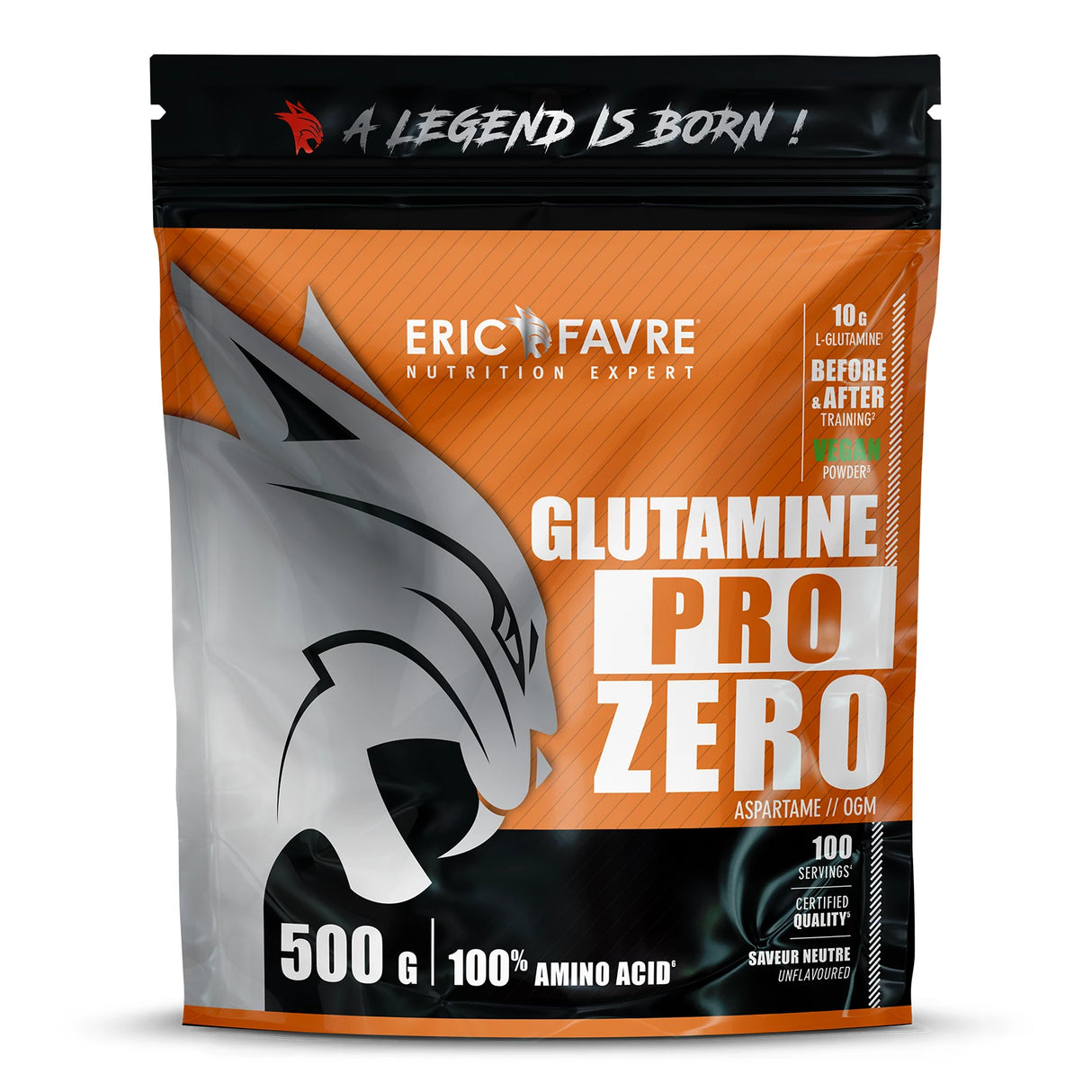 GLUTAMINE PRO ZERO - 500G Eric Favre