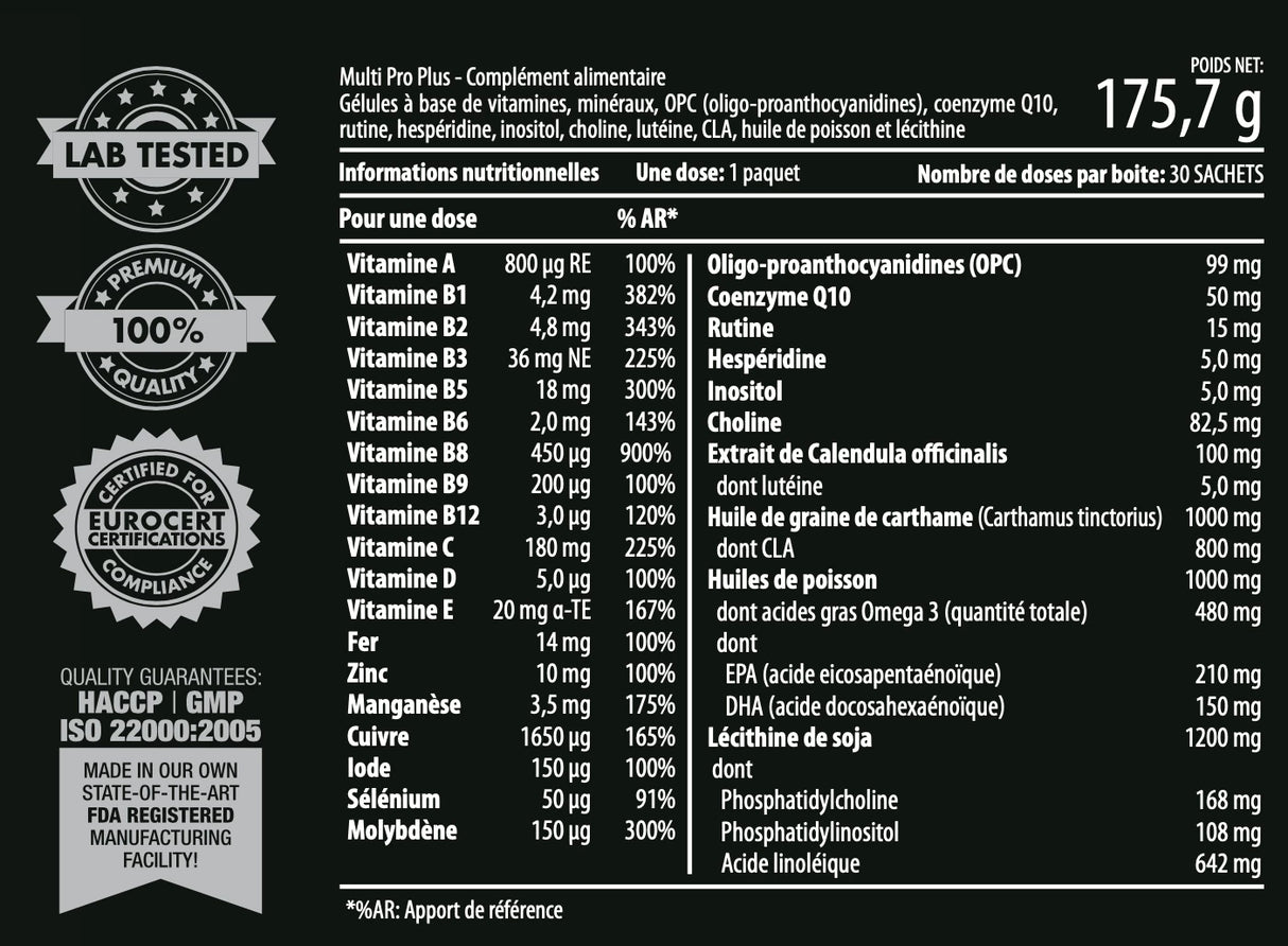 MULTI PRO PLUS - SCATOLA DA 30 Scitec Nutrition